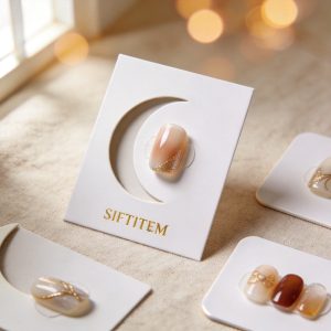 Custom Press-On Nail Display Cards