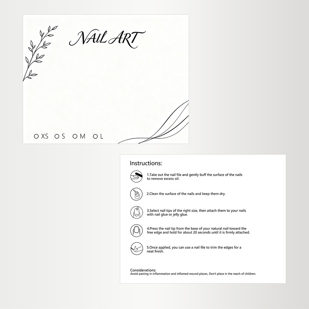 Custom Press-On Nail Display Cards — Logo Branded Nail Packaging - Image 3